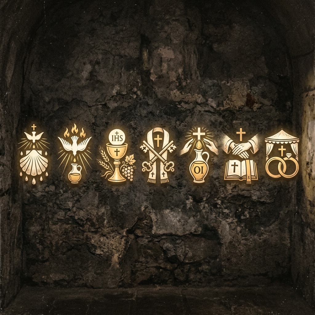 The New Testament Passages which Justify the Seven Catholic Sacraments